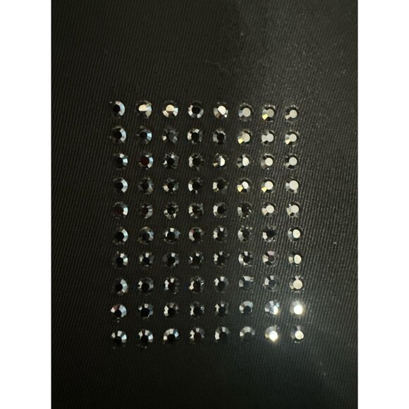 Swarovski Kristall Welten Purse Bijou Black Slim Shoulder Bag Accent Crystals - Picture 3 of 9